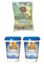 Usado, Pao de Queijo Brasileiro Gourmet Mineiro 908g + Requeijao Light Tirolez |... comprar usado  Enviando para Brazil
