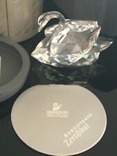 Swarovski crystal swan usato  Milano