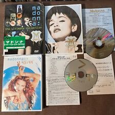 MADONNA The Ultimate Collection JAPAN 2 DVD BOX WPBR-90020~1 STICKER 2000 issue comprar usado  Enviando para Brazil