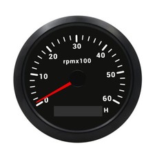 85mm Digital Tachometer Messgerät 6000RPM Stunden Meter für Auto Boat 7 Farben comprar usado  Enviando para Brazil