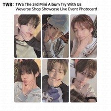 Cartão fotográfico evento ao vivo TWS The 3rd Mini Album Try With Us Weverse Shop Showcase comprar usado  Enviando para Brazil