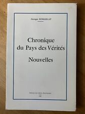 Georges romillat. chronique d'occasion  Montluçon