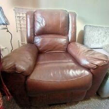 Leather recliner chair for sale  MANCHESTER