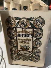 Aphorismes hippocrate. 200 d'occasion  Marigny