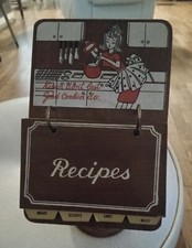 Vintage wooden recipe for sale  Independence