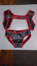 Ensemble jockstrap harnais d'occasion  Bosmie-l'Aiguille