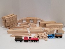 Wooden train lot for sale  Mechanicsburg