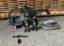Playmobil police helicopter for sale  CHELTENHAM