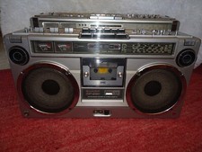 Usado, VINTAGE Boombox SHARP GF-9191 guettoblaster radio casette stereo comprar usado  Enviando para Brazil