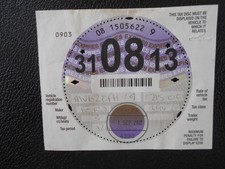 Collectable road tax for sale  PETERBOROUGH