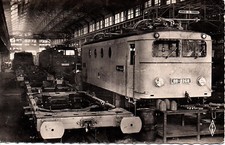 Cpa locomotive train d'occasion  Hautmont