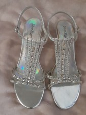 Womens silver slipper for sale  Peoria Heights