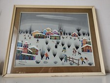 Quadro naif paesaggio usato  Reggio Emilia