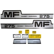 MASSEY FERGUSON 275 NAKLEJKI DIESEL. KOMPLETNY ZESTAW. "HUMP" M-F. WINYL. ZOBACZ SZCZEGÓŁY na sprzedaż  Wysyłka do Poland