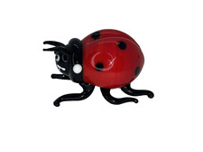 Joaninha de vidro mini estatueta colecionável arte vidro Lady Bug comprar usado  Enviando para Brazil