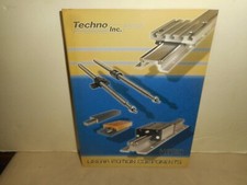 Catálogo de componentes y piezas de movimiento lineal TECHNO INC 2002 especificaciones y datos segunda mano  Embacar hacia Mexico
