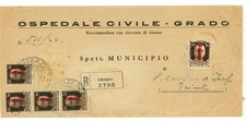 Luogotenenza piego affrancato usato  Udine