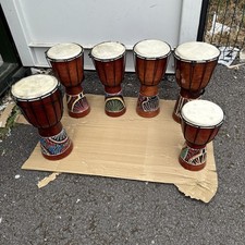 Djembe wooden african d'occasion  Expédié en Belgium