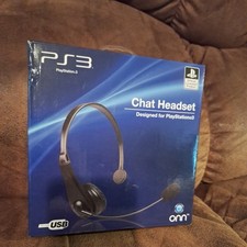 Fone de Ouvido Sony PlayStation 3 USB Chat Onn Oficialmente Licenciado Usado Com Caixa , usado comprar usado  Enviando para Brazil