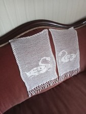 Paire rideaux blanc d'occasion  Saint-Riquier