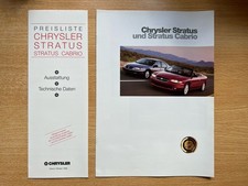 Prospekt preisliste chrysler gebraucht kaufen  Bielefeld