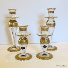 1 Bougeoir en cristal de saint st louis modéle thistle or 15 cm signé comprar usado 1 Bougeoir en cristal de saint st louis modéle thistle or 15 cm signé comprar usado  Enviando para Brazil