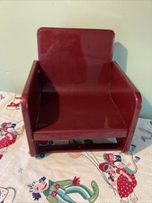 Assento infantil vintage década de 1940 metal cinema reforço loja de beleza/barbeiro, usado comprar usado  Enviando para Brazil