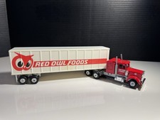 Usado, Vintage PlayArt Red Owl Foods Mercearia Diecast Semi Caminhão Trailer 1:64 comprar usado  Enviando para Brazil