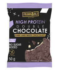 Używany, Ciastko proteinowe podwójnie czekoladowe 50 g FRANK&OLI na sprzedaż  PL