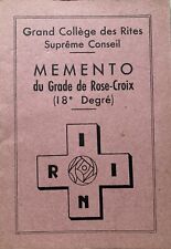 Memento rose croix d'occasion  Épinac