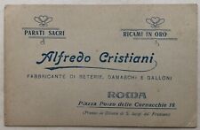 Cartolina alfredo cristiani usato  Roma