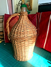 Vintage wicker wrapped for sale  BRIDGWATER