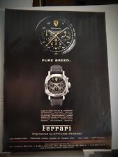 RELÓGIO FERRARI CHRONOGRPH LUXE ORIGINAL. ANÚNCIO VINTAGE 2008 comprar usado  Enviando para Brazil