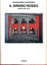 Sipario rosso diario usato  Italia