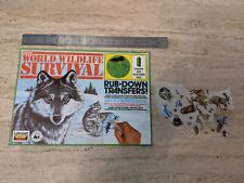 Letraset wildlife survival. for sale  ABERDARE