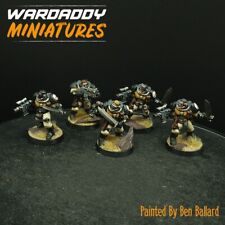 Warhammer pintado profissional 40k Red Scorpions Space Marine Scouts ×5 J8 Games Workshop comprar usado  Enviando para Brazil