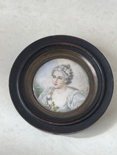 Ancien miniature portrait d'occasion  Malaunay