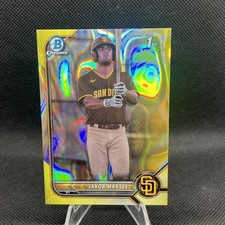 Jakob Marsee 2022 Bowman Chrome /75 refrator de lava amarelo 1st Prospect BDC-73 comprar usado  Enviando para Brazil