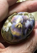 Vintage limoges pansy for sale  Medway