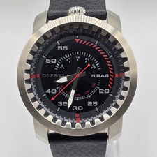Usado, Diesel DZ1750 relógio de quartzo masculino mostrador preto pulseira de couro preto 46mm comprar usado  Enviando para Brazil