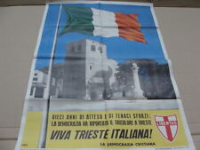 Manifesto politico poster usato  Santena