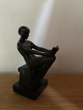 Skulptur verrier bronze gebraucht kaufen  Kamenz-Umland