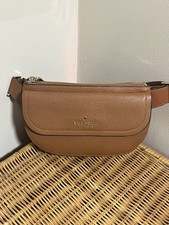 Autêntica Bolsa de Cinto KATE SPADE Rosa Couro Marrom Pebbled com Zíper e Snap Excelente Estado Usado comprar usado  Enviando para Brazil