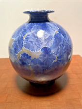 Signed blue ceramic for sale  Melbourne