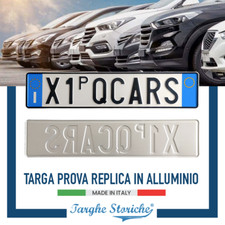 Replica targa prova usato  Albano Laziale