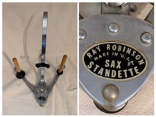 Usado, Suporte para clarinete flauta alumínio saxofone Ray Robinson EUA comprar usado  Enviando para Brazil