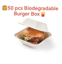 Burger boxes 50pcs for sale  CANNOCK