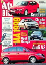 1) Auto Bild 34/1999 - Chrysler Neon 2.0 mit 133PS - Volvo S80 2.5D mit 140PS be comprar usado  Enviando para Brazil
