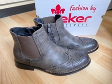 Rieker stiefelette grau gebraucht kaufen  Deutschland