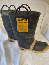 Botas de combate a incêndio Servis tamanho 10M 11W superfície sujeira boa caso contrário comprar usado Botas de combate a incêndio Servis tamanho 10M 11W superfície sujeira boa caso contrário comprar usado  Enviando para Brazil